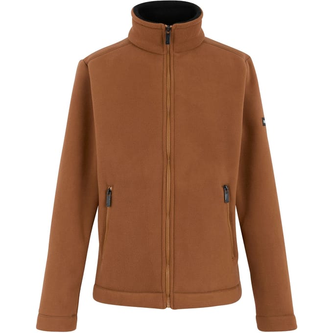 Regatta Heren Garrian II Full Zip Fleece Jacket (Geglazuurde Gember/Zwart)