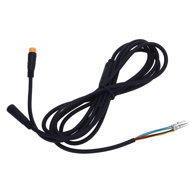 Câble d'alimentation pour trottinette électrique Ligne de connexion 5 broches Performance de connexion stable pour Para G2pro black