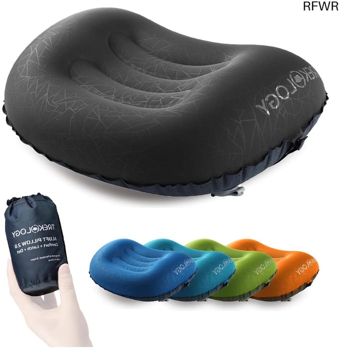 RFWR® Ultralight opblaasbaar campingkussen voor optimaal comfort en ondersteuning