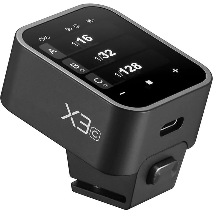 GODOX X3C 2.4G Draadloze Flitser Trigger Zender TTL Autoflash met Groot OLED Touchscreen Support Canon Eos camera zwart