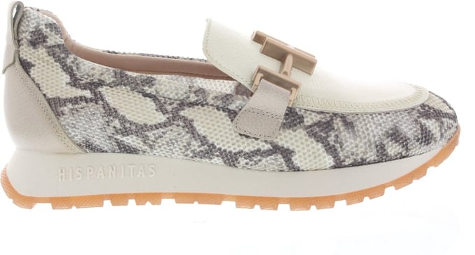 Dames Instappers & Ballerina's Hispanitas Hispanitas Phv253919 Piton Taupe - Maat 40