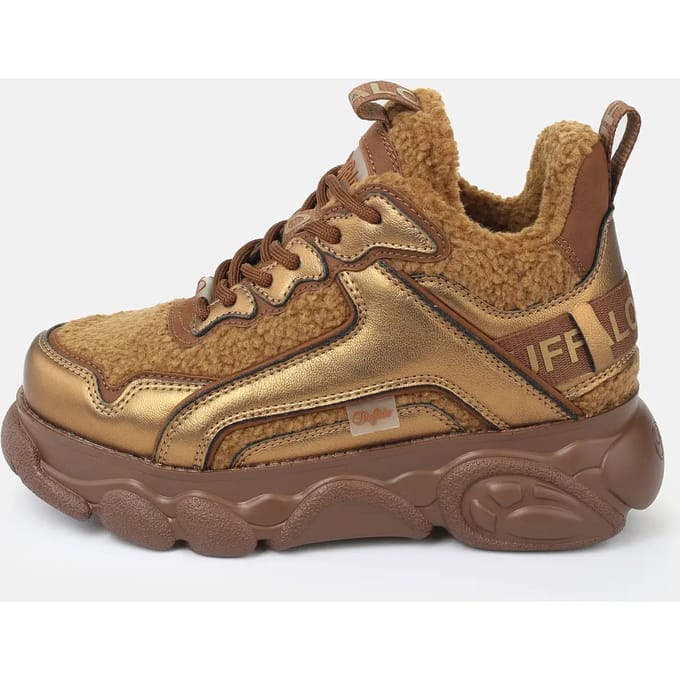 Vegan nappa/faux bont schoenen dames Buffalo Cld Chai Warm