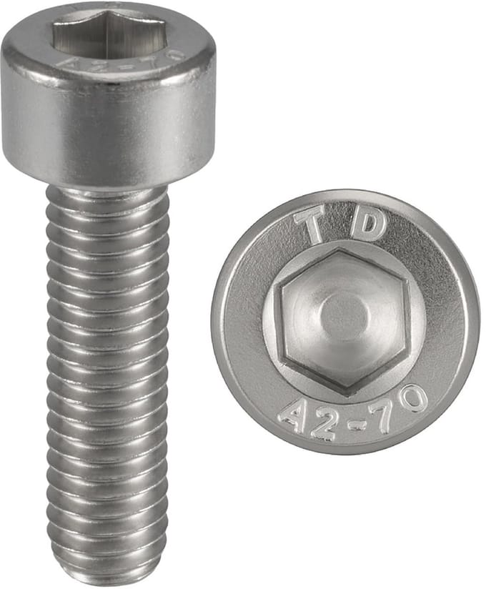 Cilinderkopschroeven M6 x 35 mm RVS A2 Inbusbouten Set van 10