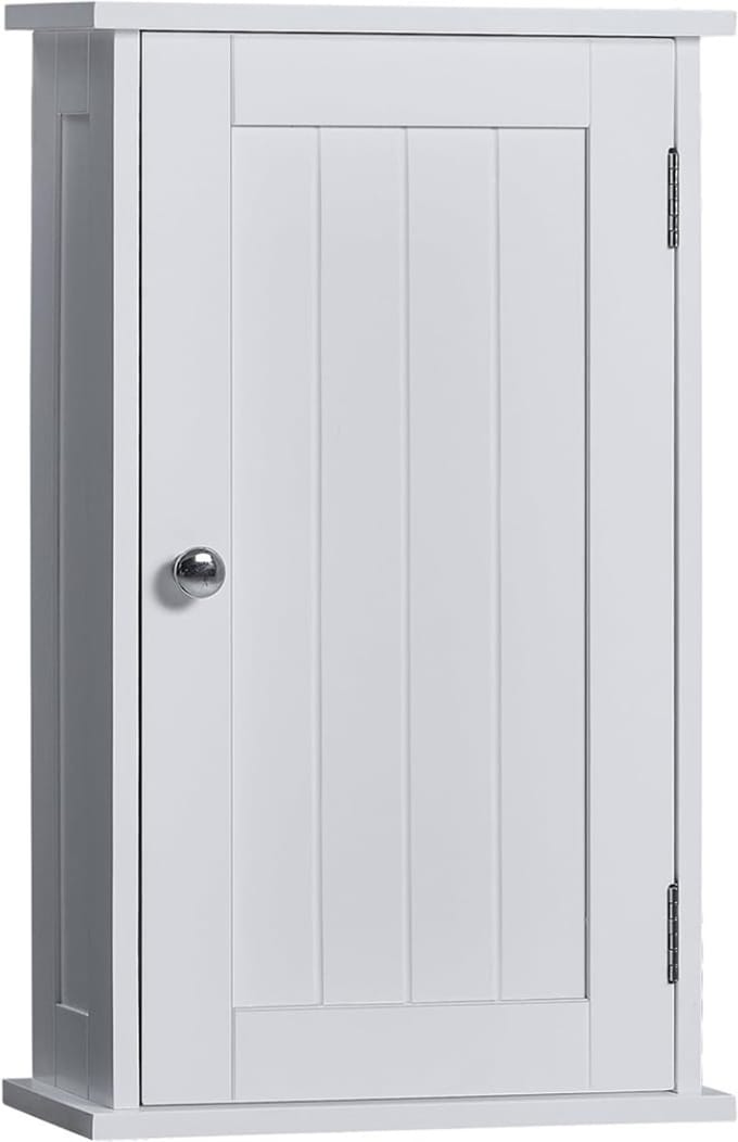 Verte Toiletkastje - Badkamermeubels - Wandrek - 50 x 30 x 14 CM - Wit