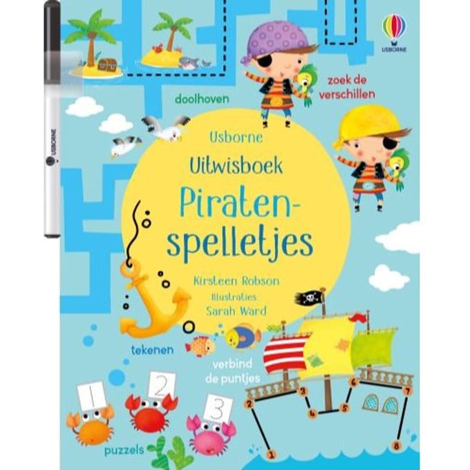 Piratenspelletjes - Uitwisboek