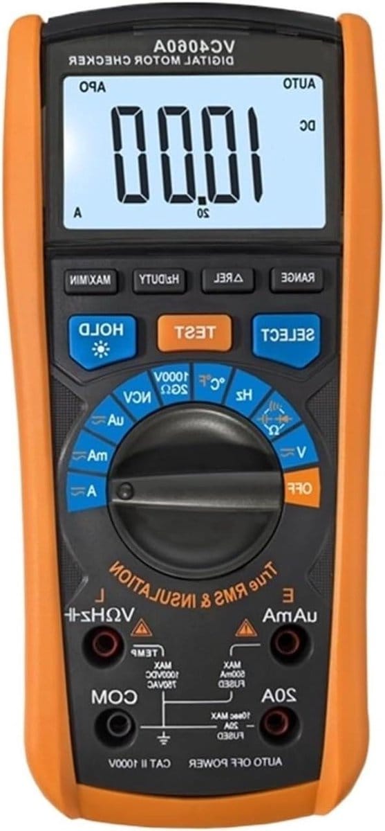 Digitale Isolatieweerstandstester - Multimeter Tester - Elektrische Inspectie - True RMS Metingen - 4000 Counts - One Color