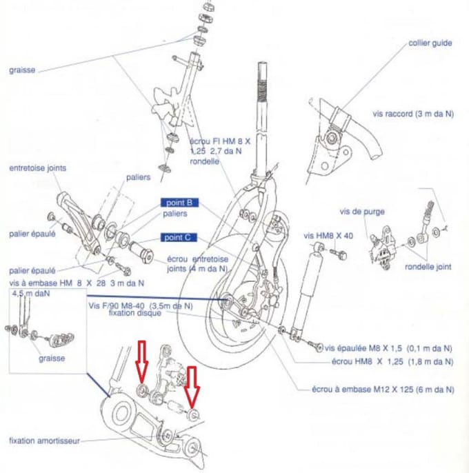 Cache poussière support étrier frein AV pour scooter Peugeot 125 SV 752192 Neuf