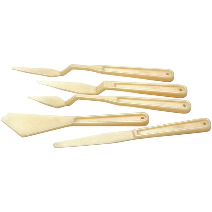 VBS Plastic spatel, 5-delig