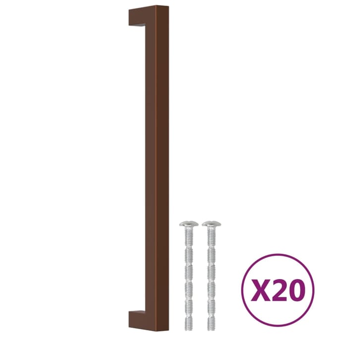 vidaXL - Handvatten - 20 - st - 224 - mm - roestvrij - staal - bronskleurig