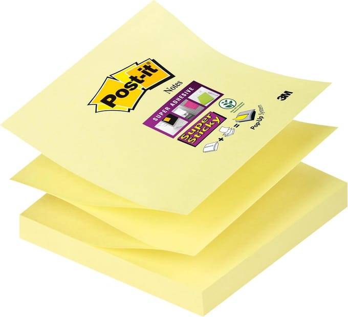 Super Sticky Z-Notities 76x76 mm - Extra Sterk Plakken op Diverse Oppervlakken