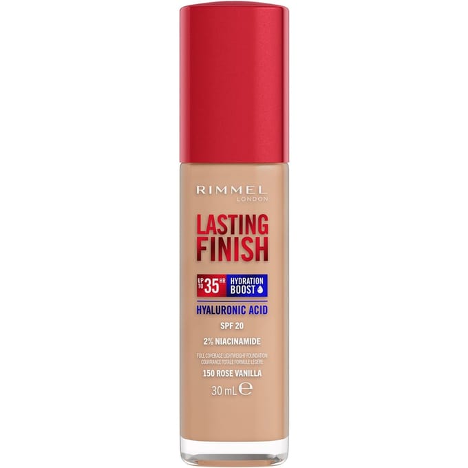 Rimmel Lasting Finish 35Hr Foundation 30 ml (Verschillende Tinten) - 150 Rose Vanilla