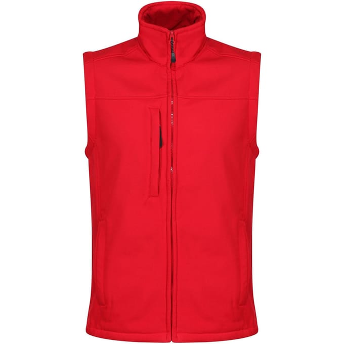 Regatta Heren Flux Softshell Body Warmer (Klassiek rood/grijs)