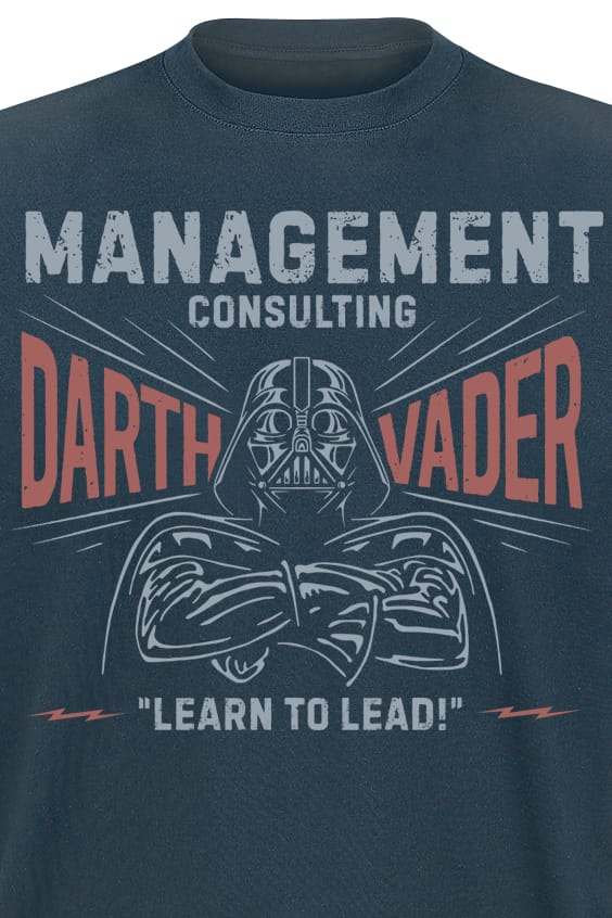Star Wars - Disney T-shirt - Darth Vader - Management Consulting - M - voor Mannen - navy