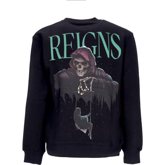 Rockin Crewneck Heren Sweatshirt Zwart
