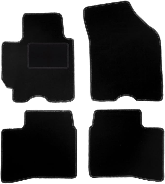 Zwarte veloursmatten voor: Suzuki Swift V hatchback (2017-)