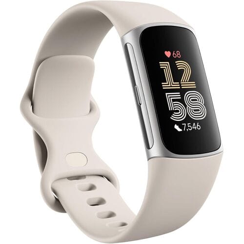 Fitbit Charge 6 fitnesstracker - Porcelain/Silver