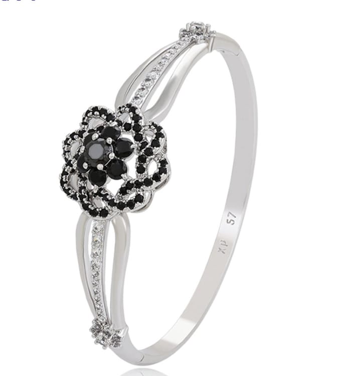 N3 Collecties Geplatineerde imitatiearmband voor Dames