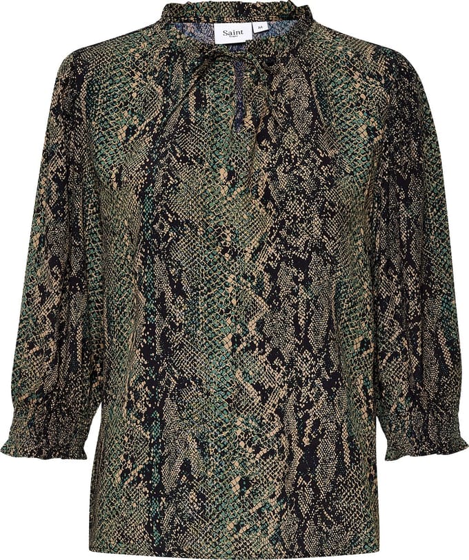 Saint Tropez TessaSZ LS Blouse Dames Blouse - Maat L