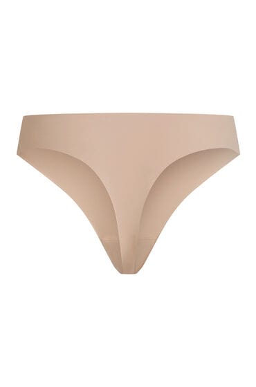 Hunkemöller Dames Lingerie Invisible string basic - Beige - maat L