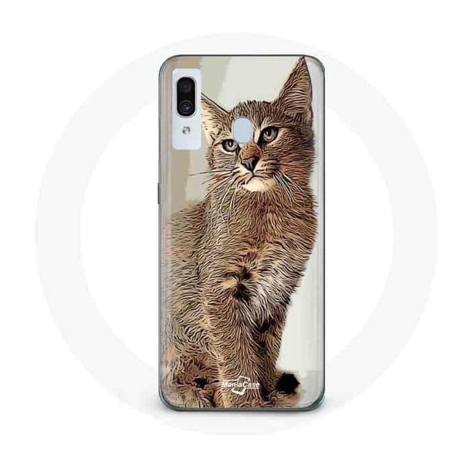 Coque pour Samsung Galaxy A30 Siamois Race de chats