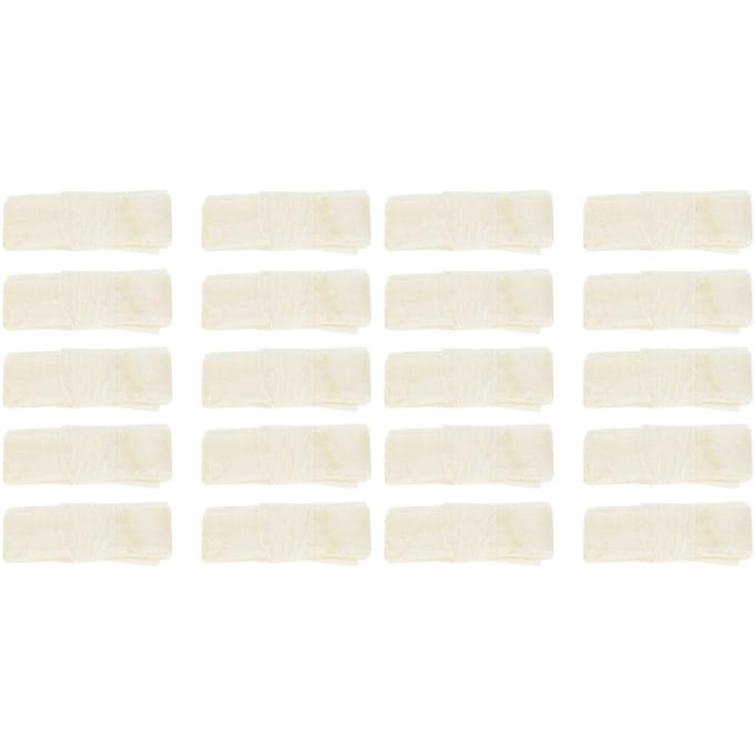 20 stuks zelfgemaakte eetbare droogworst darmhulzen accessoire voor worstmaker machine L(for 6.5-9kg) white