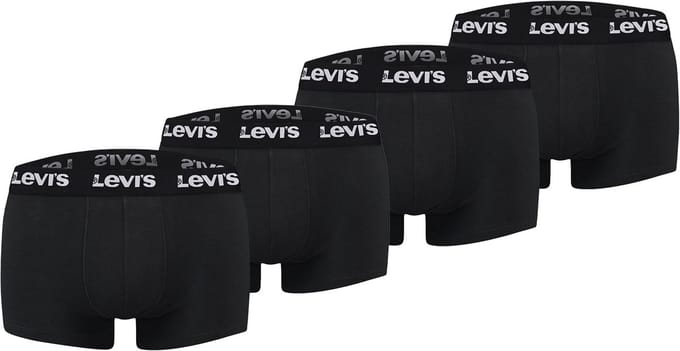 Pack of 4 men's Levis REPEAT LOGO TRUNK shorts underwear pants
