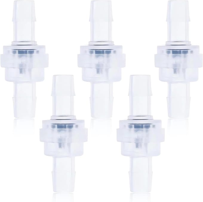 Verwisselbare Plastic Terugslagklep voor Waterzuivering - 6mm, Transparant, Duurzaam en Lichtgewicht