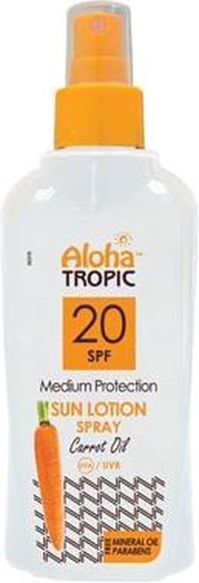 Aloha Tropic Zonnebrand Spray SPF 20 Wortelolie