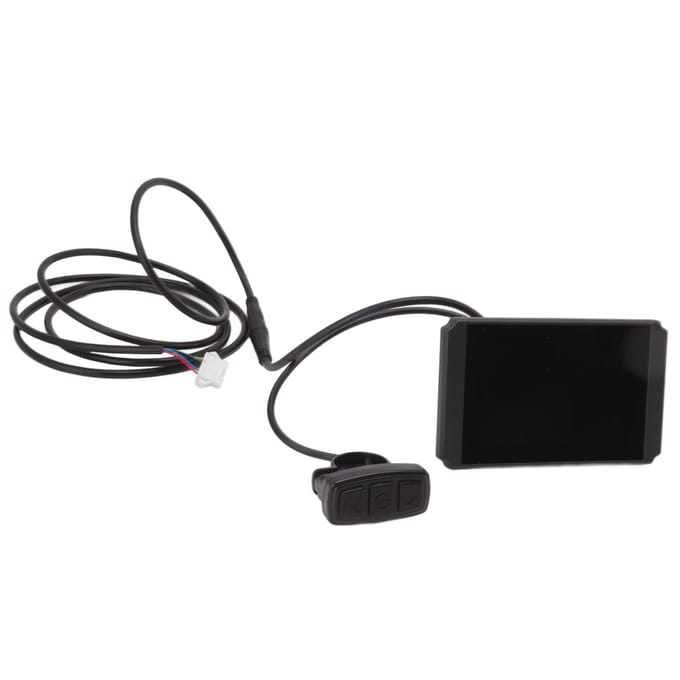 KT LCD8H Fiets Conversie LCD Instrument 24V 36V 48V Waterdicht Kleurrijk Elektrische Fiets Display Meter black
