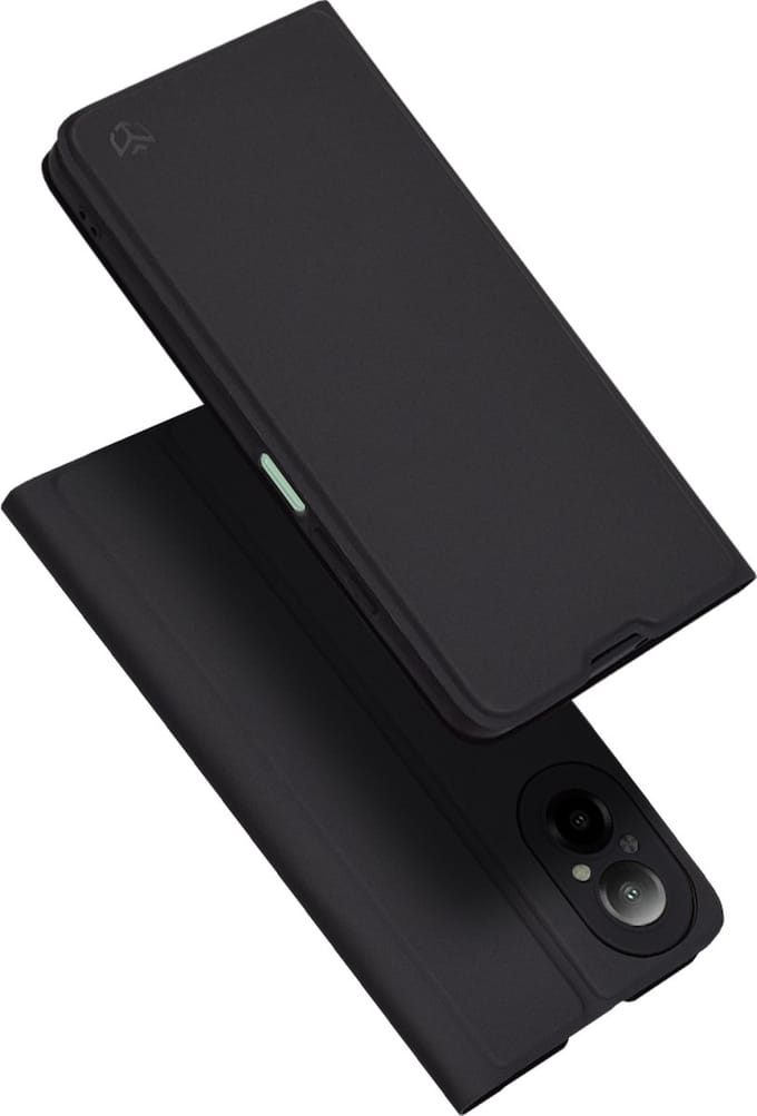 Hoesje geschikt voor Realme C67 4G - Techsuit Magskin Book Wallet Case - Zwart