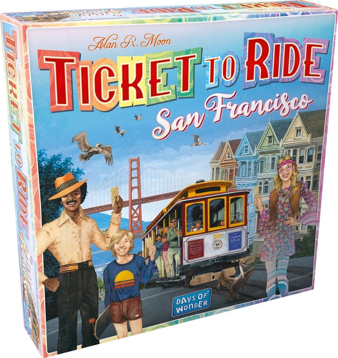 Days of Wonder Ticket to Ride - San Francisco Board Game