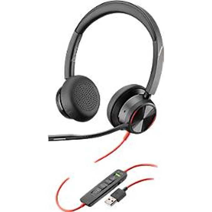 HP Poly Blackwire C8225-M – On-ear headset – Kabel – Stereo – Zwart – Noise Cancelling – Volumeregeling – Microfoon uitscha