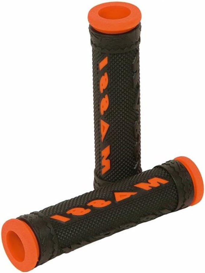 Fietshandvatten - Grips - Fietsen - Dubbele Dichtheid - Set van 2 - Zwart Oranje