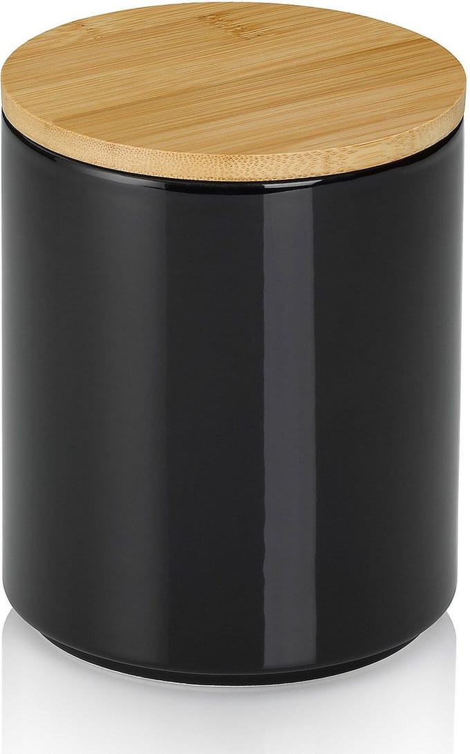 Voorraadpot, 1.2 L, Keramiek, Zwart - Kela | Cady