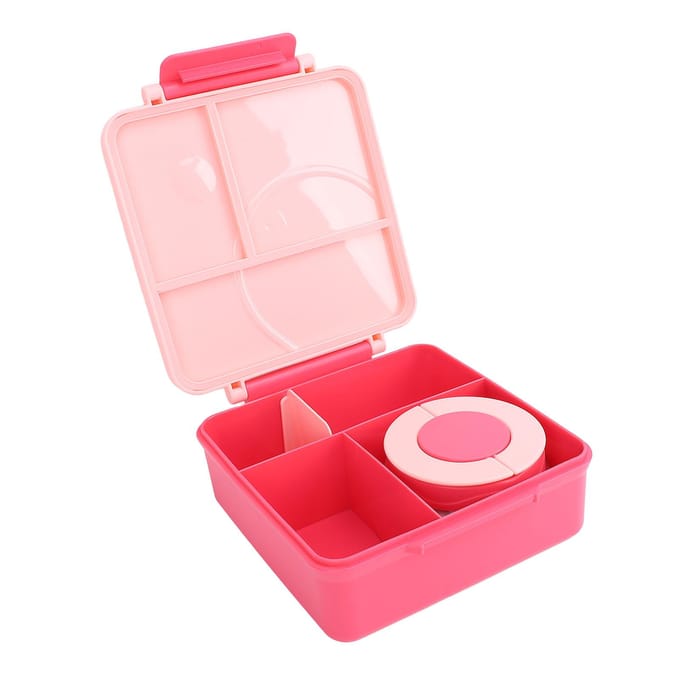 Boîte à déjeuner avec poignée scellée à plusieurs compartiments lavable au lave-vaisselle conteneur pour L