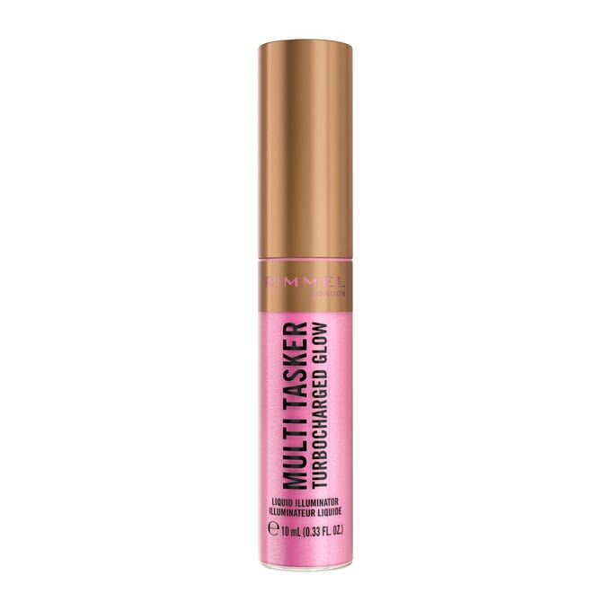 Rimmel Multi Tasker Turbocharged Glow Liquid Illuminator - 001 - Not a Basic B, 10 ml