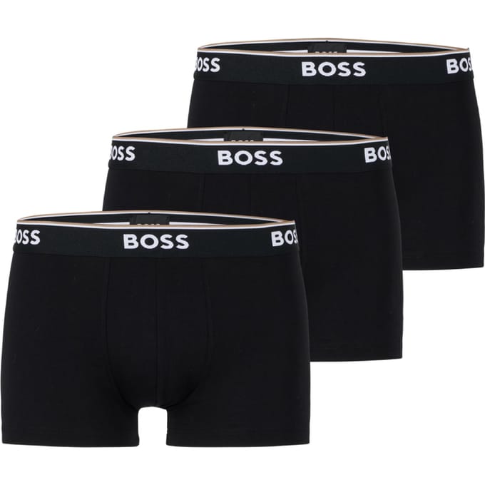BOSS Korte Boxershorts Power 3-Pack Zwart 001 - Maat M - Heren