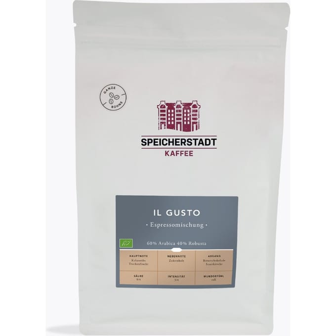 Speicherstadt Il Gusto espressomelange bio 1kg