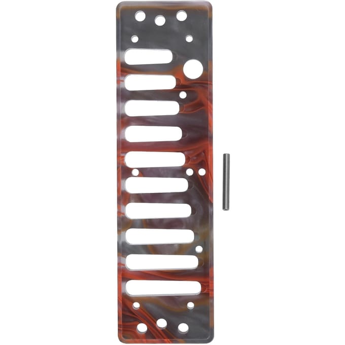 Mondharmonica Kam 10 Gaten Acryl Instrument Muziekaccessoire Onderdeel voor HOHNER SP20Amber brown