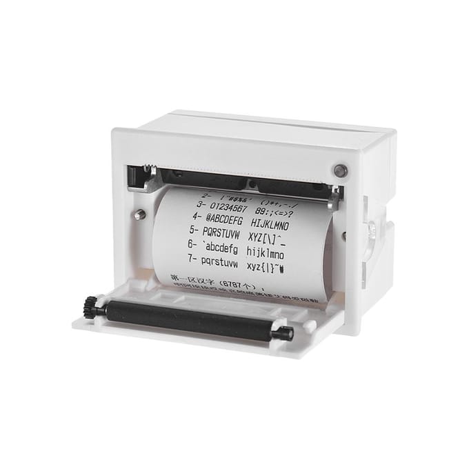 GOOJPRT QR204 58 mm mini-geïntegreerde thermische bonprinter TTL + USB RS232 wit