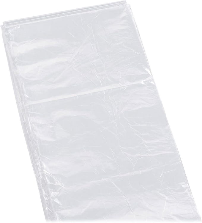 Beschermfolie - Plastic zeil - Klus projecten - Waterdicht materiaal - 6 x 6 meter - Transparant