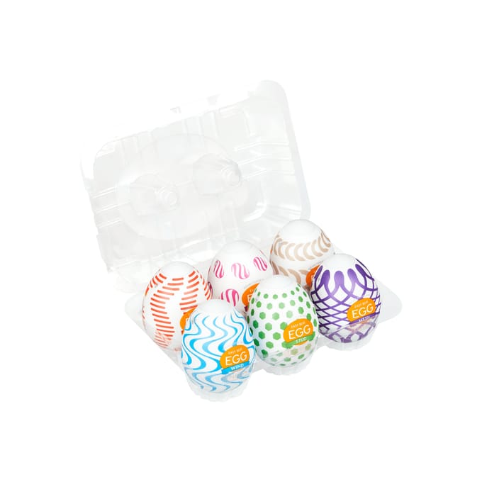 Tenga - EGG Variety Pack Wonder - Mini Masturbator - 6 stuks