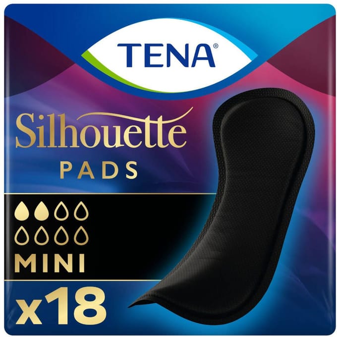 TENA Silhouette Mini Inlegverband Zwart 18 Verband