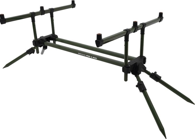 Mikado Rod Pod 3 Hengels – Verstelbare Buzz Bars – Karper Hengelsteun Aluminium