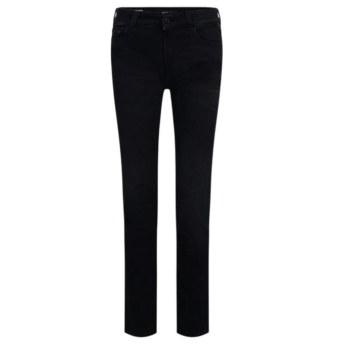 Replay Dames Faaby Slim Jeans (Grijs)
