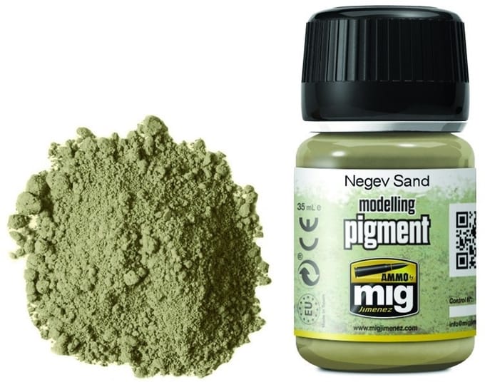 AMMO by Mig Jimenez Modelbouwdecoratie - MIG 3024 Negev Sand Superfine Pigment Effecten potje