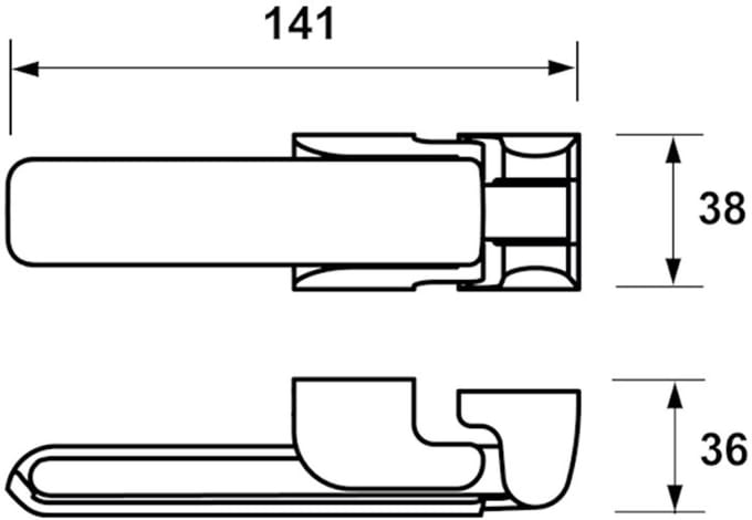 AXA KIERSTANDHOUDER RVS SKG-V 7351-20-81
