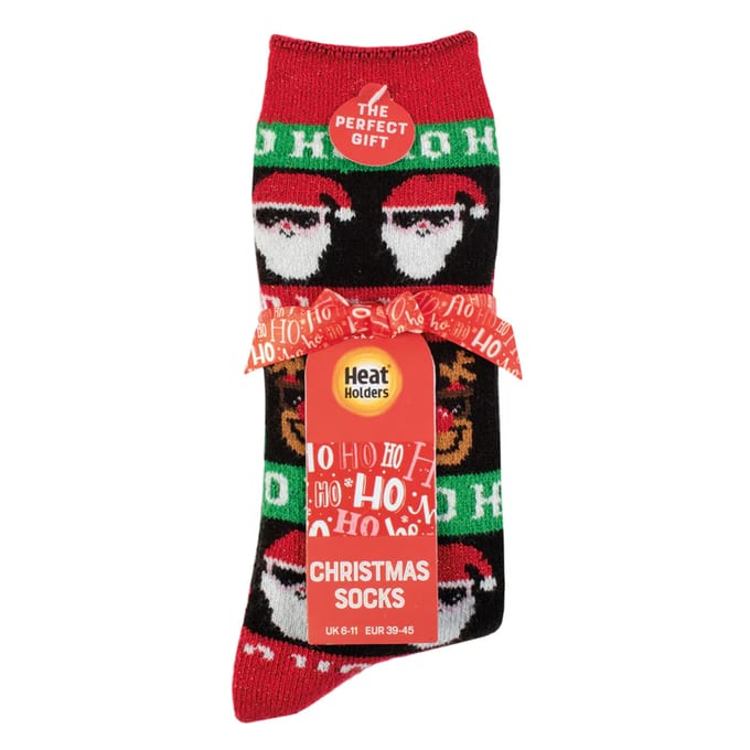 Mannen Fluffy Kerstsokken van Heat Holders Lite