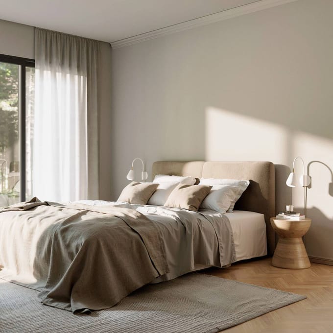 Nuura Aps Nuura wandspot Anoli, wit/goud, metaal, GU10, stekker