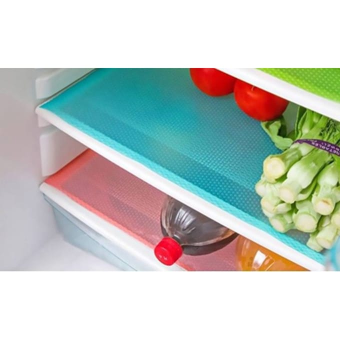 Set van 3 anti-bacteriële koelkastmatten: 1